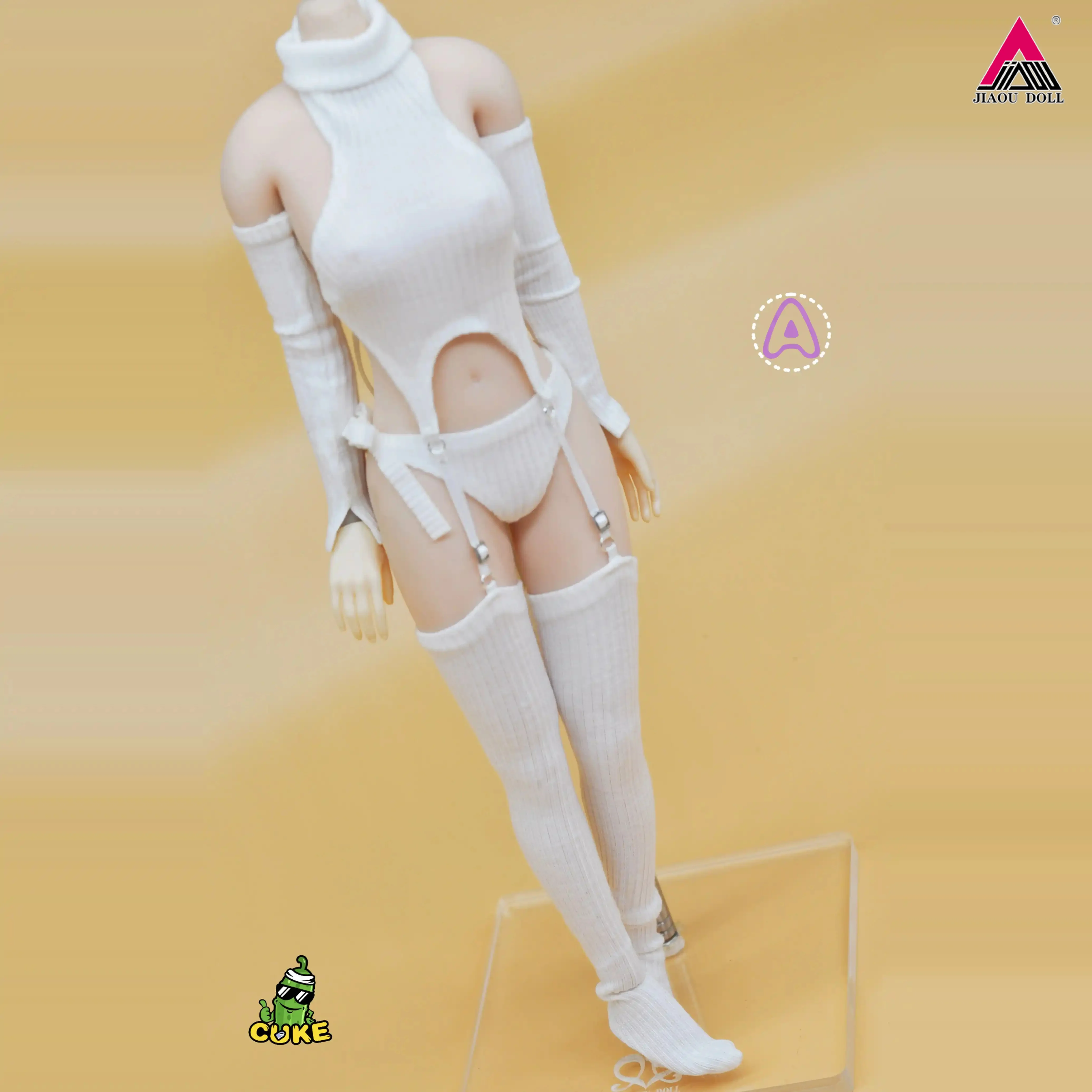 CUKE SPEELGOED 1/6 Schaal Vrouwelijke Backless Trui Japanse Stijl COS Kleding Model Fit 12 ''Soldaat Action Figure Body poppen