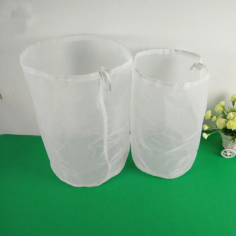 1pc Beer Homebrew Filter Bag for Brewing Malt Boiling Wort Mash Strainer Tool Mesh Nylon Food Strainer Bag Wine Soy Milk Filter