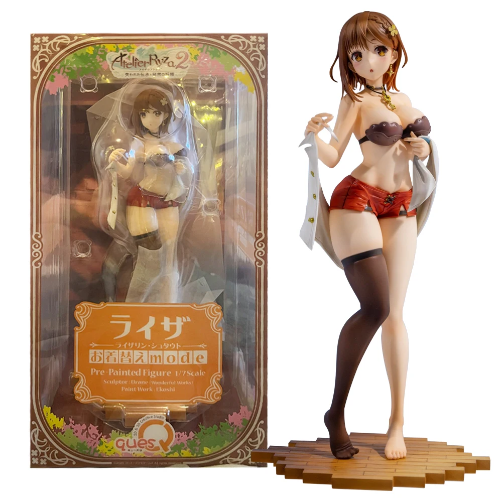 

23CM Anime Atelier Ryza 2 Ushinawareta Denshou to Himitsu no Yousei Reisalin Stout Figure 1/7 Okigae Mode Model Toy Toy Figure