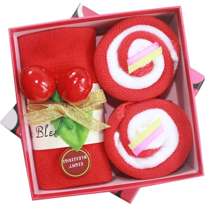 5pcs Set Creative Wedding Opening Gift Set for Customers Towel Set Goddess Festival Bridesmaid Companion Gift Set Birthday Gift