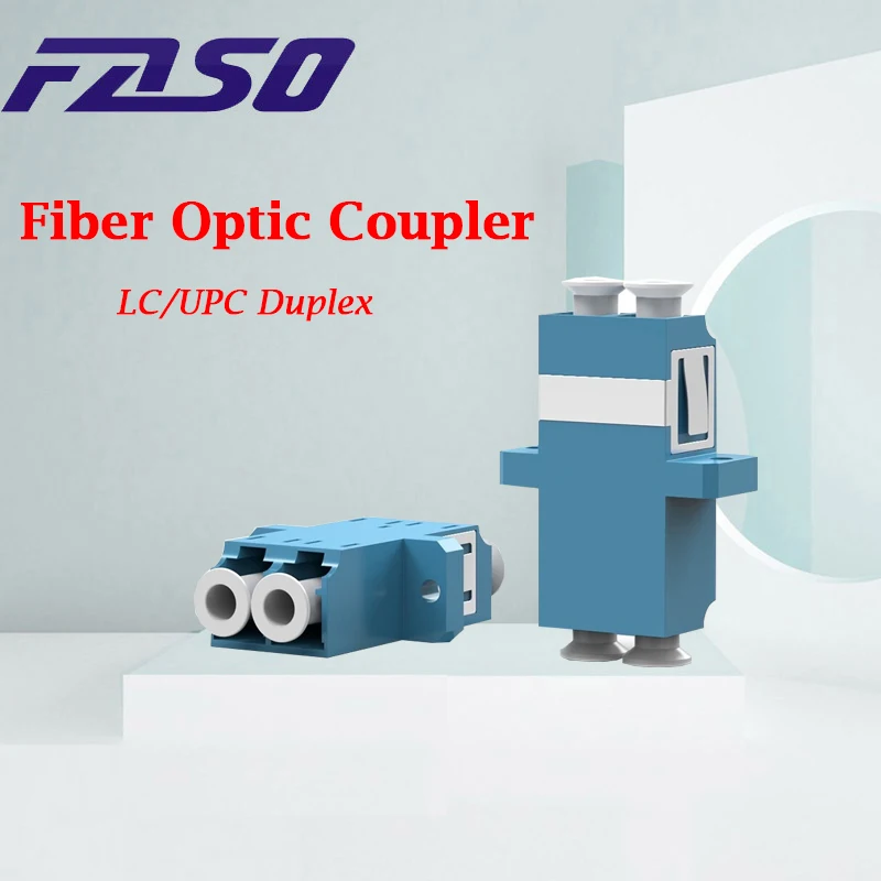 

FASO Duplex LC UPC Fiber Optic Adapter Blue UPC Optical Fiber Coupler LC Fiber Optic Coupler Duplex LC UPC Fiber Flange