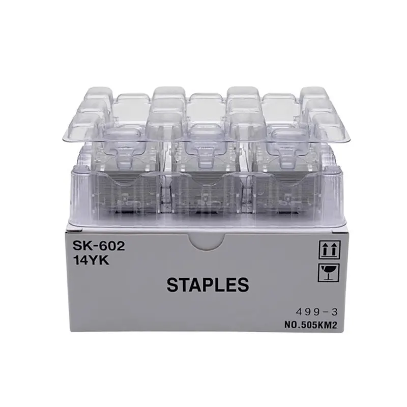 SK602 Staple Cartridge Box for Konica Minolta C224 C284 C364 C454 C554 C258 C308 C368 c458 Bookbinding Nail