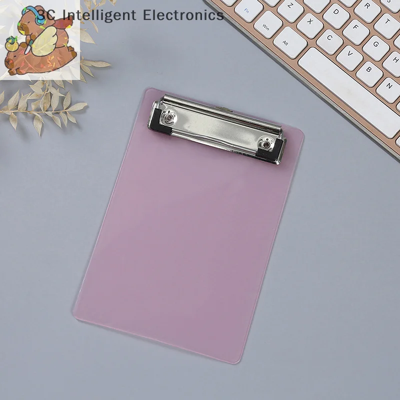 Simple A6 Bill Clipboard Memo Pad Clip Board Loose-leaf Notebook File Writing Pad Clamps Paper Holder Office School Supplies