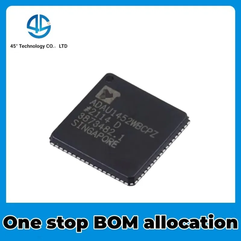 

5PCS ADAU1452WBCPZ-RL package LFCSP72 original DSP digital signal processor chip NEW IC Chip