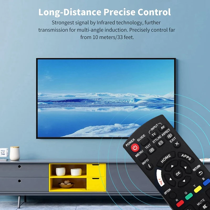 パナソニックTV用の交換用リモコンn2qayb001134、th-32es500h、th-40es500h、th-43es630h