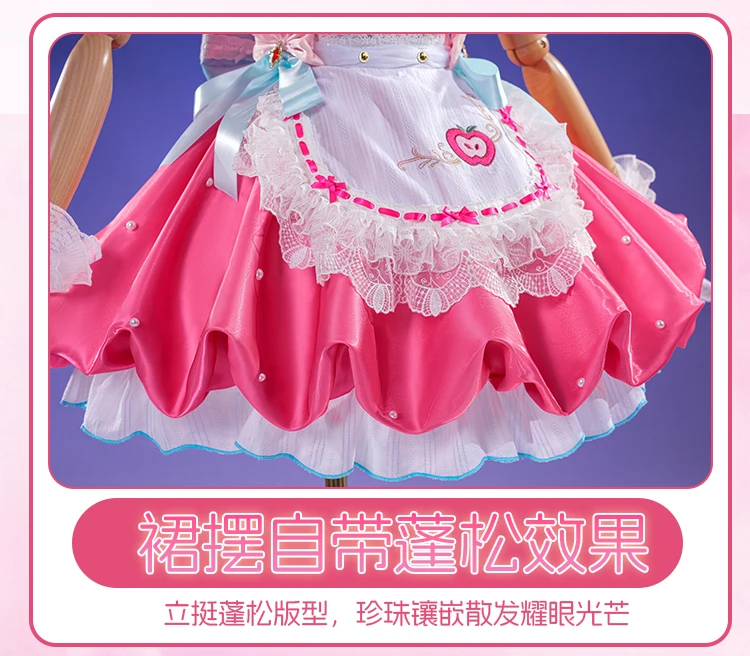 Костюм для косплея Naraka Bladepoint Kurumi на Хэллоуин, Рождество, ролевая вечеринка, комикс, размер игры XS-XXL, юбка Лолиты