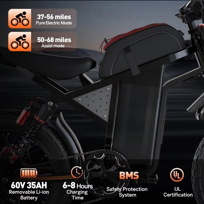 Bicicletta Elettrica Bopzin 30 - 3000W Stealth Bomber Motor recensione e prezzo