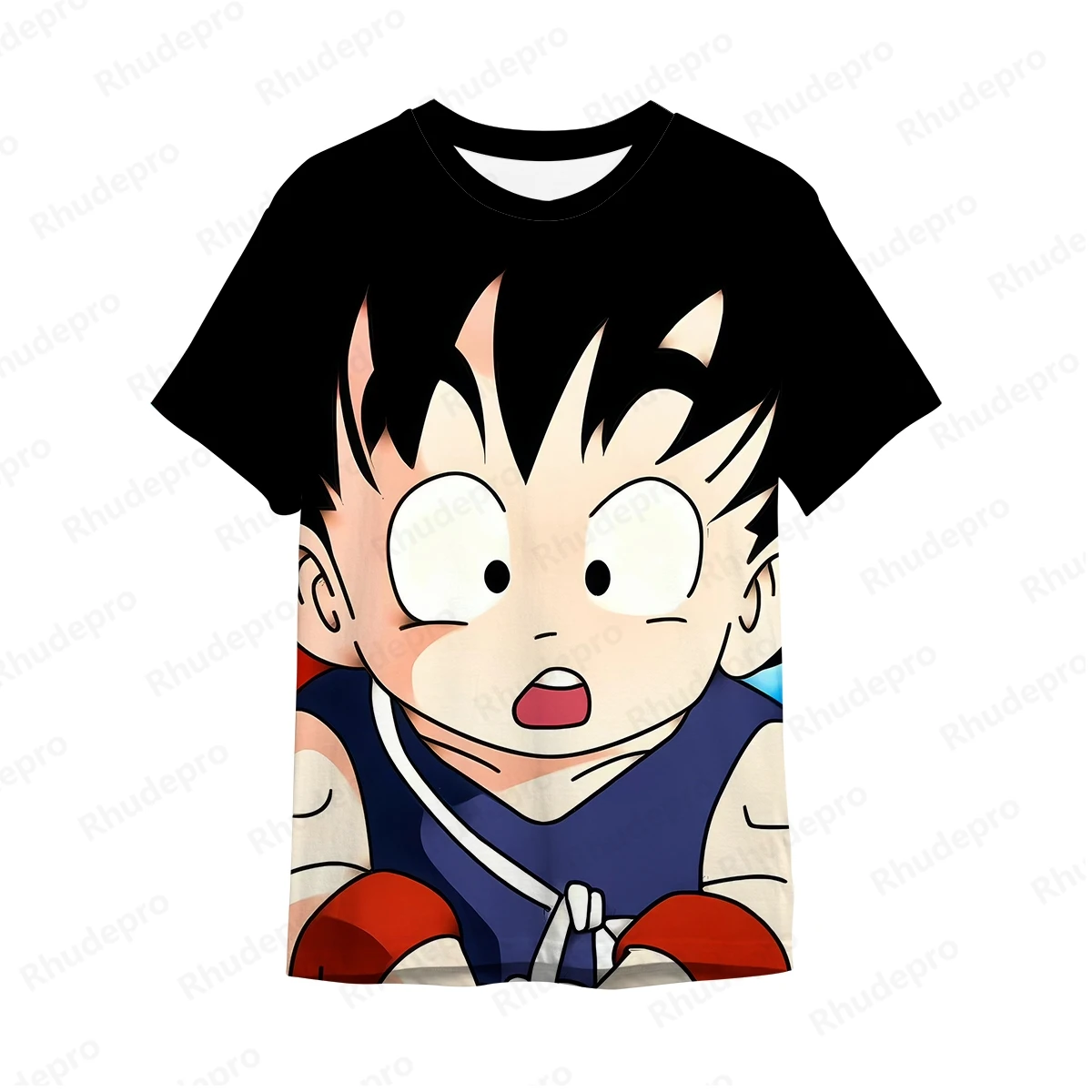 Anime pria Streetwear Anime Dragon ball Goku Super Saiya pakaian atasan anak-anak gaya Harajuku kemeja tren 2024