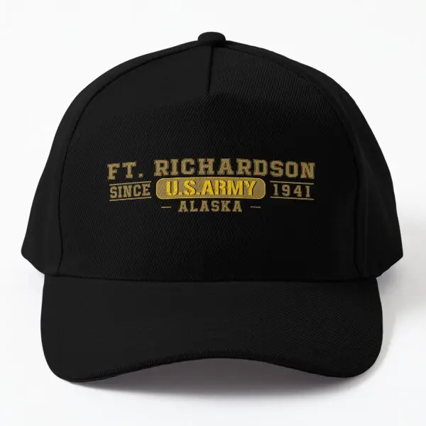 Fort Richardson In Alaska Army Base  Baseball Cap Hat Mens Spring  Bonnet  Sport Casquette Boys Solid Color Czapka Snapback