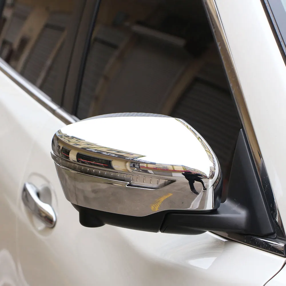 

Накладка на зеркало заднего вида для Nissan X-Trail T32 2014-2021 Xtrail Qashqai J11 2015-2022, хромированная защита бокового зеркала