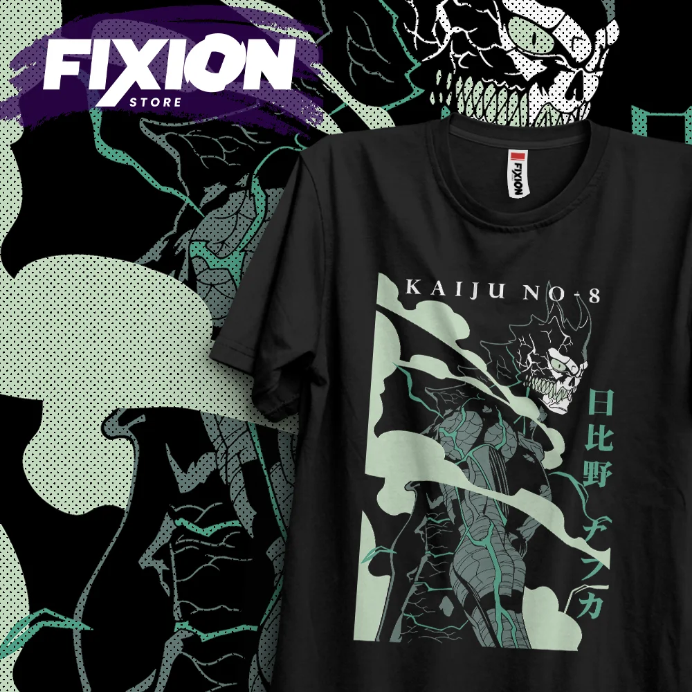 Camiseta de Anime Kaiju N ° 8, camiseta de Manga Kafka Kaiju # GA [N]