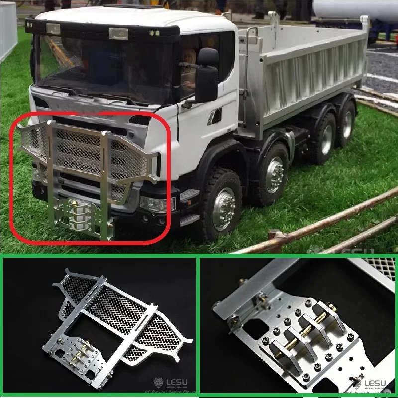 

Бампер 1/14 RC Truck Tamiya с дистанционным управлением G-6055, трактор, ограждение для предотвращения столкновений, модель «сделай сам», LESU