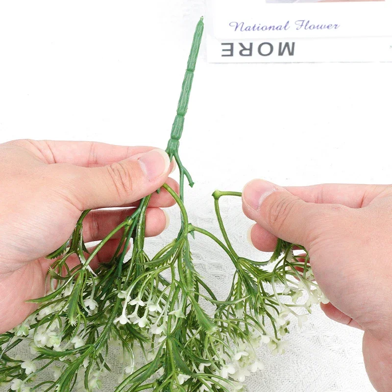 Small Gypsophila Artificial Flowers Vines Wall Hanging Garland for Wedding Party Home Room Decoration Fake Plants Flower - view 6