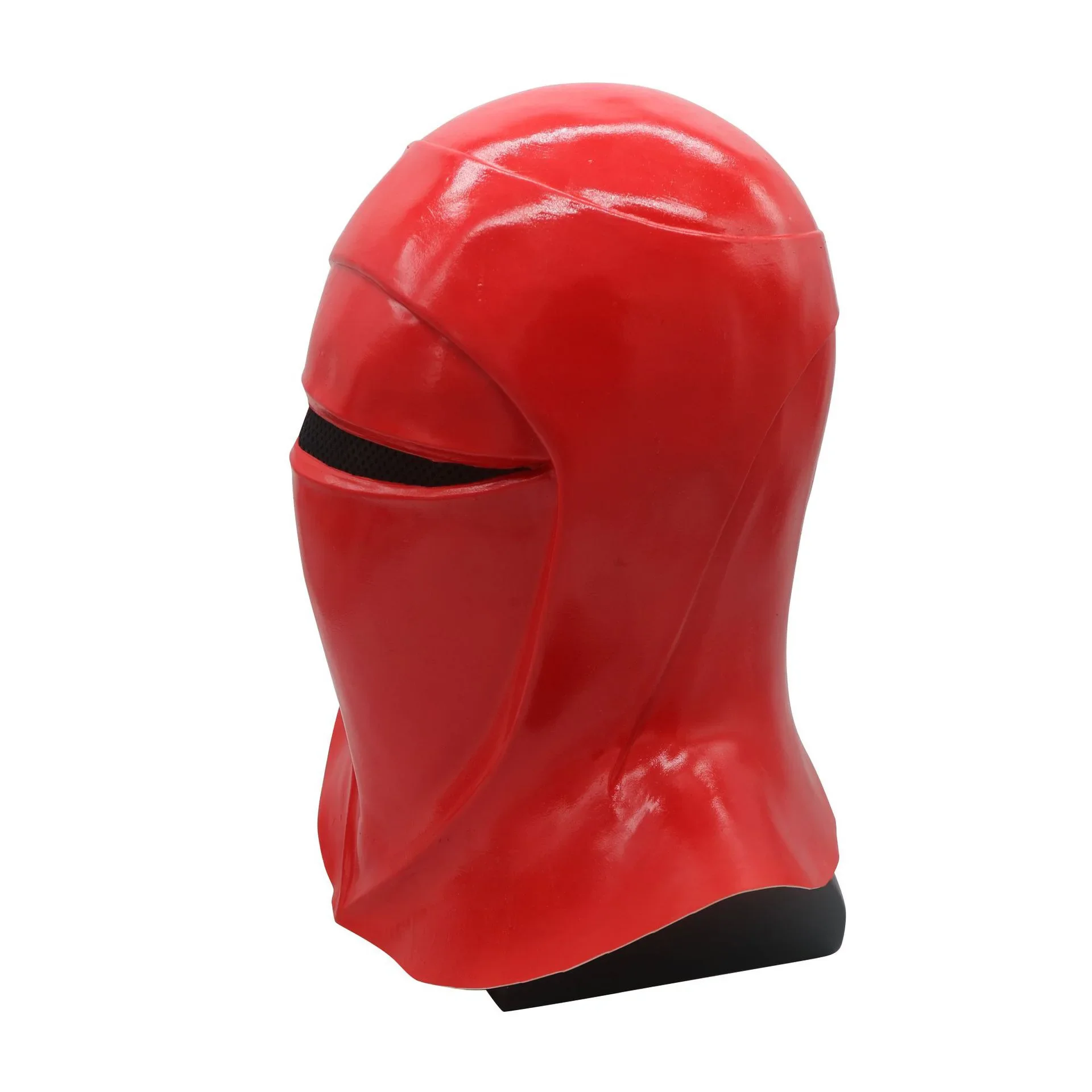 Red Hood Mask Full Head Latex Royal Guard helmet With Mesh Eye Game Cosplay Halloween Costume Props