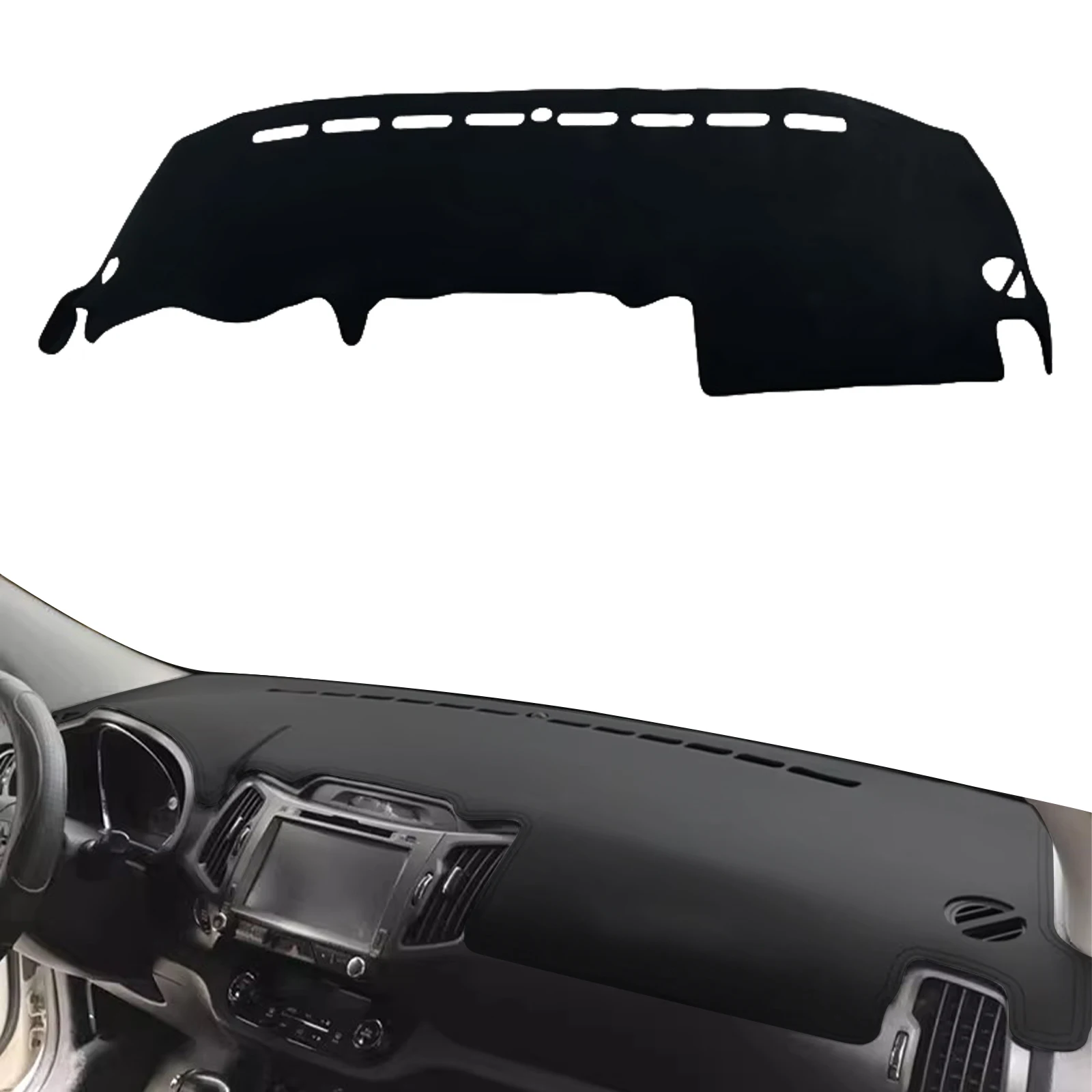 

Накладка на приборную панель для Kia Sportage R SL 2015-2011, 3-е поколение, солнцезащитный козырек, нескользящий защитный коврик, аксессуары для интерьера