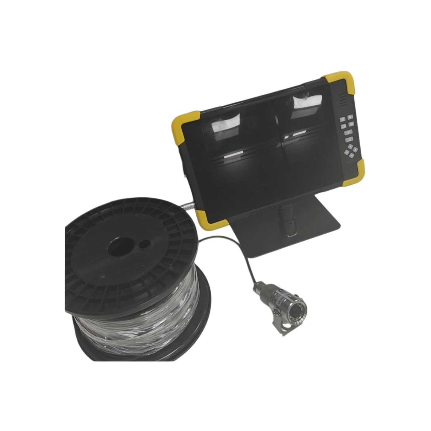 Water Well Camera 34mm 100m Cable  10.1 Inch Screen With Wifi Industrial Borehole Lens Deep Inspection Underwater Well Camera
