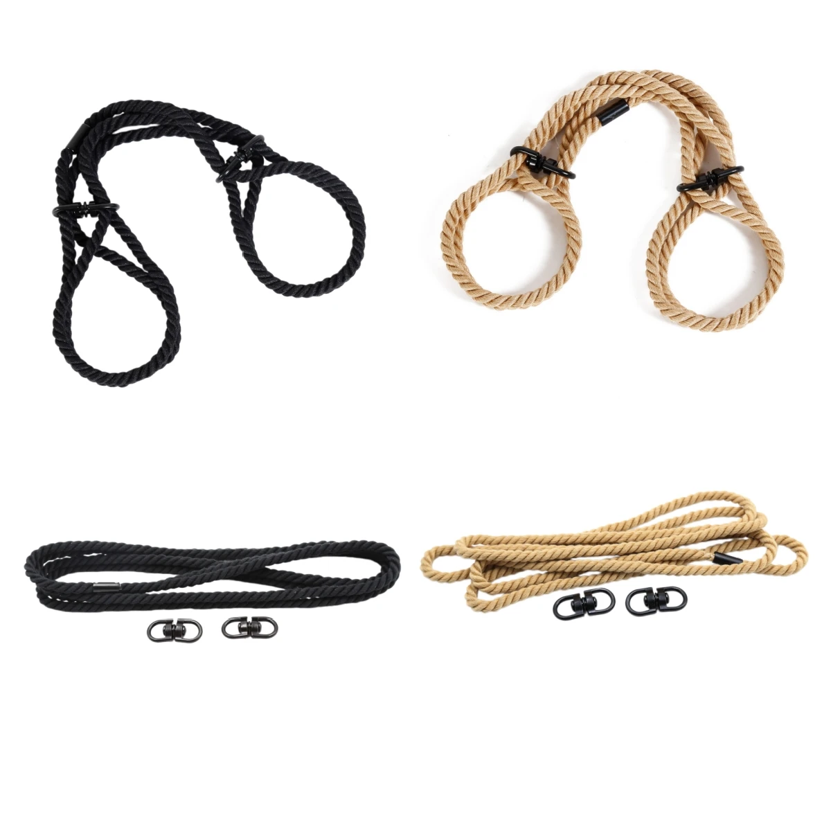 Fashion High-Quality Cotton Rope Handcuffs And Leg Cuffs Multi-functional Stage Props for Party Game Cosplay