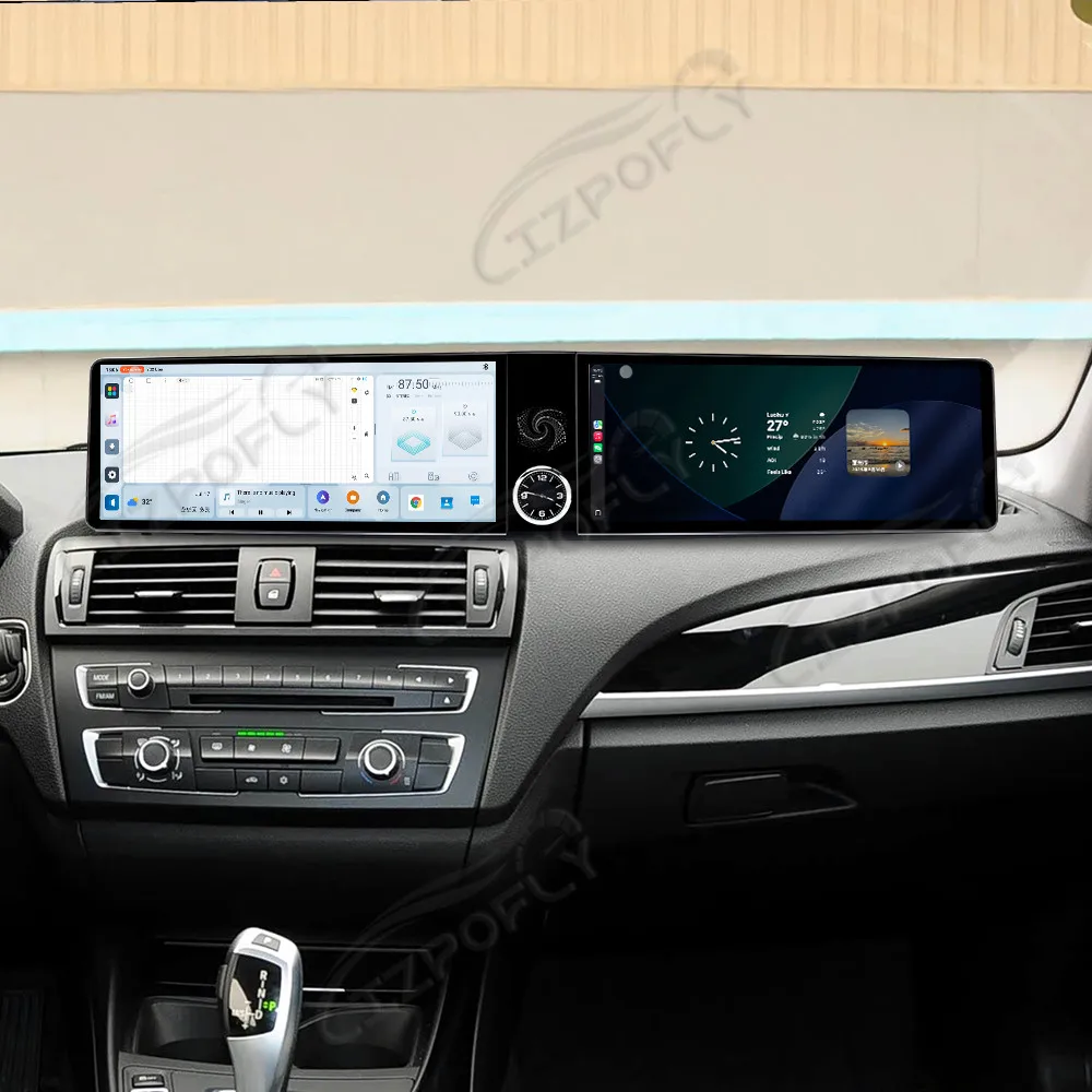 

12.3 Inch Dual Screen Car Radio Android For BMW 1/2 Series F20/F21 2012-2017 EVO CarPlay Video GPS Navigation Stereo Head Unit