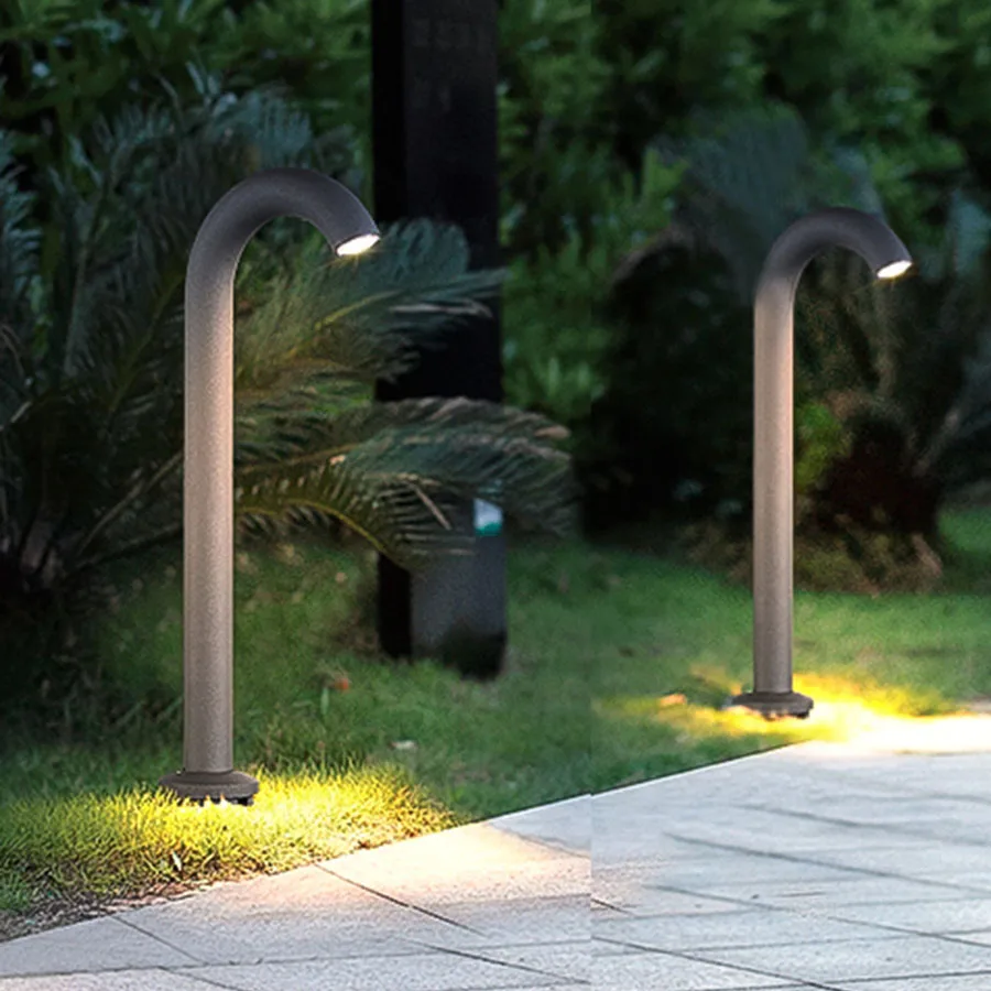 

Thrisdar Outdoor Garden Lawn Lamp Spotlight Waterproof Garden Pillar Light Landscape Road Pathway Bollards Light