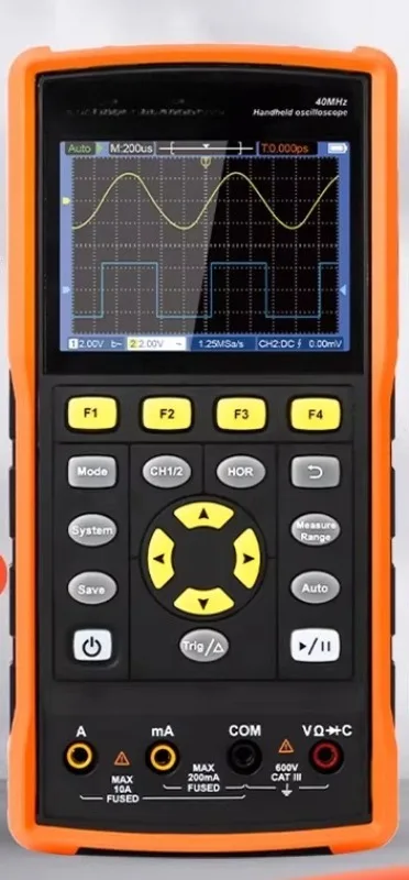 Handheld digital oscilloscope VC240 portable mini auto repair instrument high performance multi-function signal source