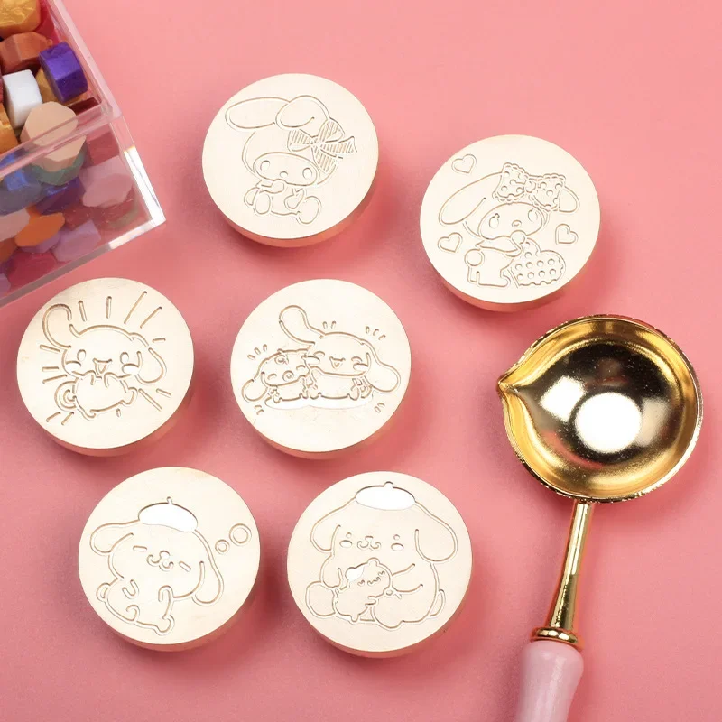 Cartoon Animal Round Square Stamp Single Head Ink Seal For Handmade Crafts Diy Projects Versatile For Various Categories