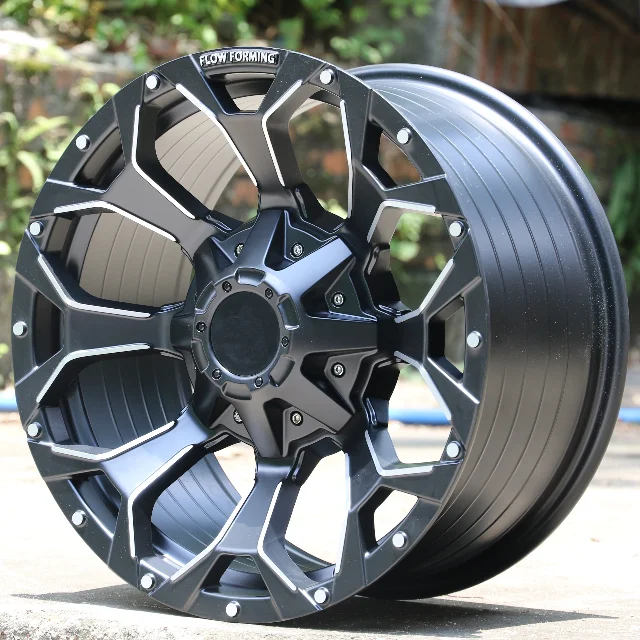 Jantes de alumínio Jy 16 17 18 19 polegadas 4x4 para rodas de carro de passageiros e caminhões captadores e SUVs