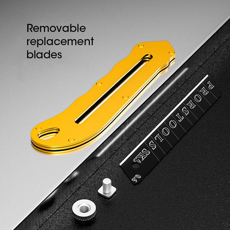 1 قطعة سكّين متعدّد الاستخدامات المعدنية 10 قطعة 18 مللي متر شفرات سكين جيب قطع ورقة هدم اكسبرس سكين متعدد الوظائف الفن سكين HY-180 #4