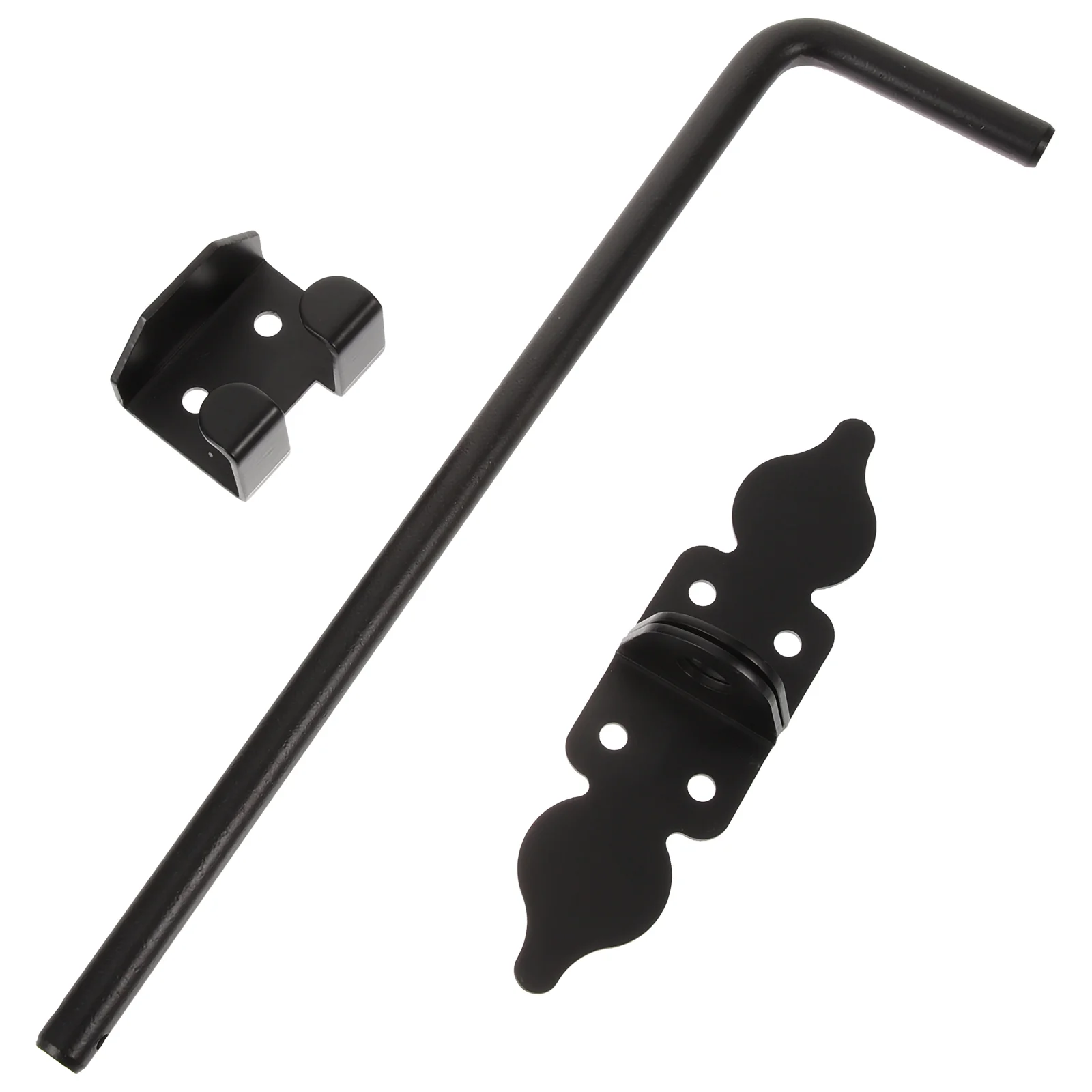 Floor Deadbolt Door Latch Fence Gate Drop Rod Barn Locks and Latches for Top of Hardware Slide Solid French