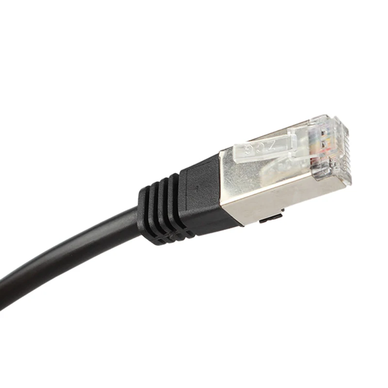 Cabo divisor Ethernet N36R_TM RJ45, cabo Ethernet de 1 macho para 2 fêmeas