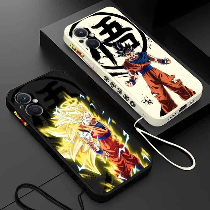 

Anime D-Dragon Balls Handsome Cover For OPPO Reno 15 13 12 10 7 6 5 A96 A78 A74 A58 A40 A6 Pro Lite Liquid Left Rope Phone Case