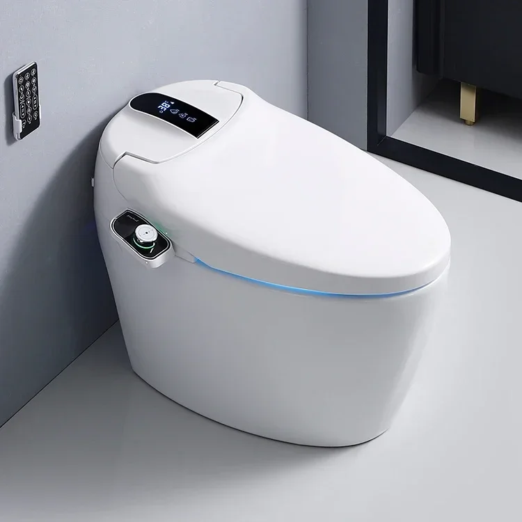 Modern bathroom floor closestool japanese electric bidet cheap automatic cleaning wc toilet bowl intelligent smart toilet