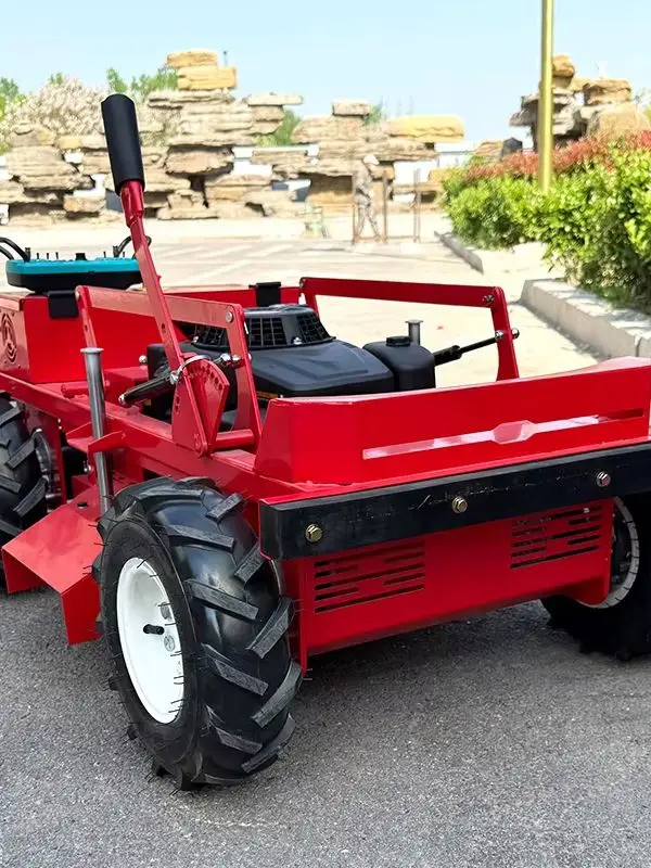 

Customized hot selling product, smooth running track type wireless control lawn mower robot, labor-saving and easy orchard
