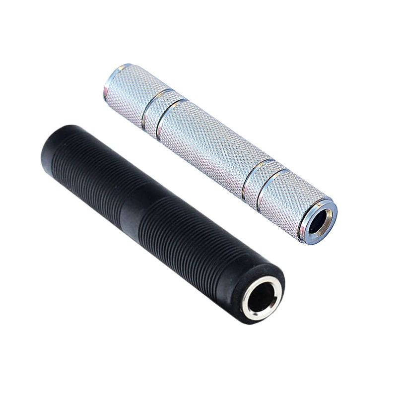 6.35 mm Female to 6.35 mm Female Extension Audio Adaptor 6.5 mm 3 Pole  F/F Connector