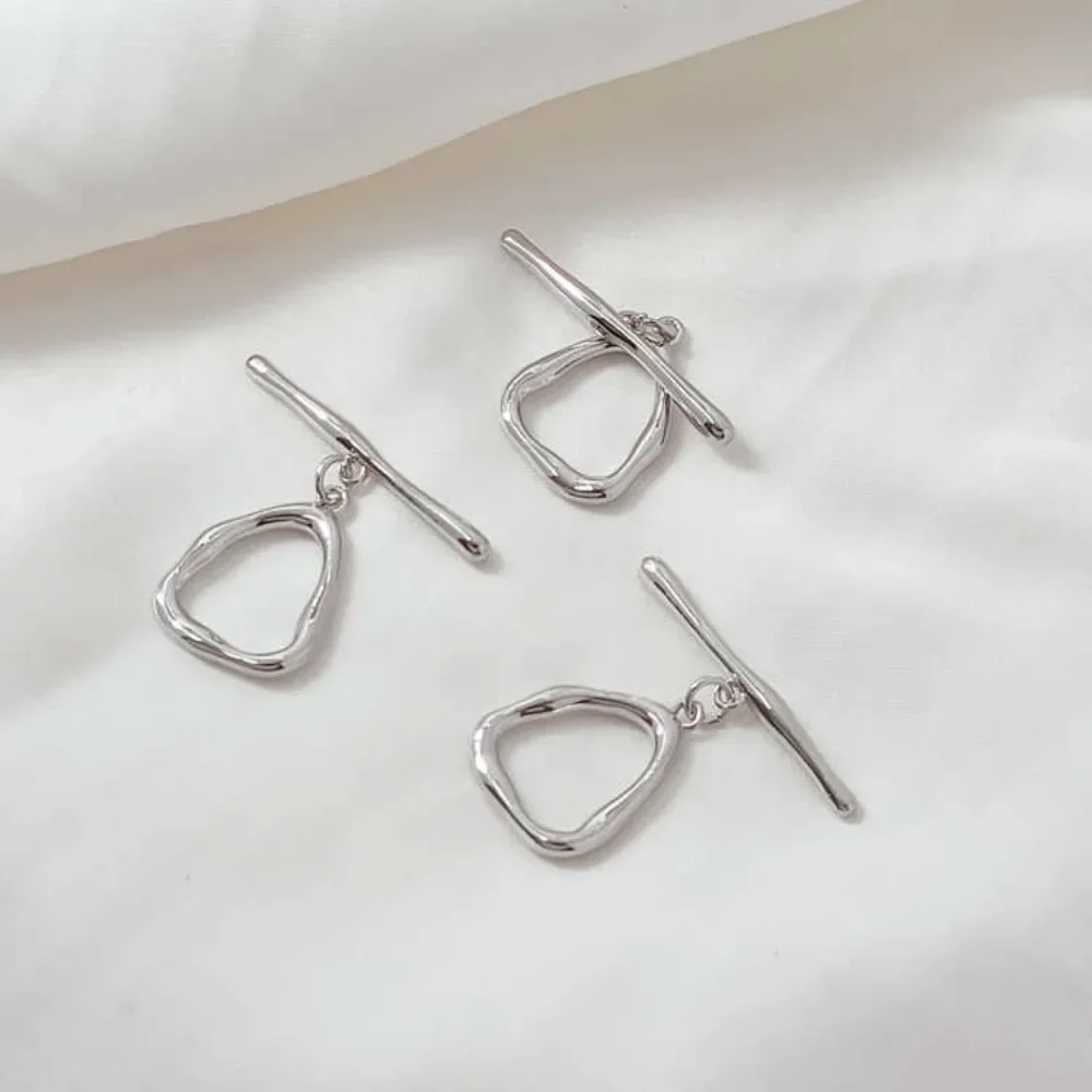 النحاس مطلي OT مشبك 14K مطلية بالذهب جراد البحر مشبك معلق زهرة لوحة نهاية اتصال مشبك Diy بها بنفسك اكسسوارات الديكور