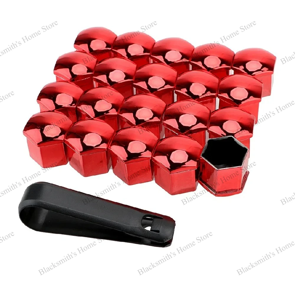 20pcs 17mm, 19mm, 21mm Universal Auto Parts Tire Screw Caps