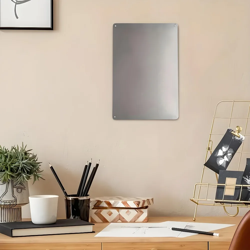 لافتة معدنية كلاسيكية من رعاة البقر مقاس 8 × 12 بوصة - قطعة واحدة مقاومة للماء ومثقوبة مسبقًا وسهلة التعليق، ديكور غربي مسطح ثنائي الأبعاد لمرآب بار المنزل، فريد من نوعه