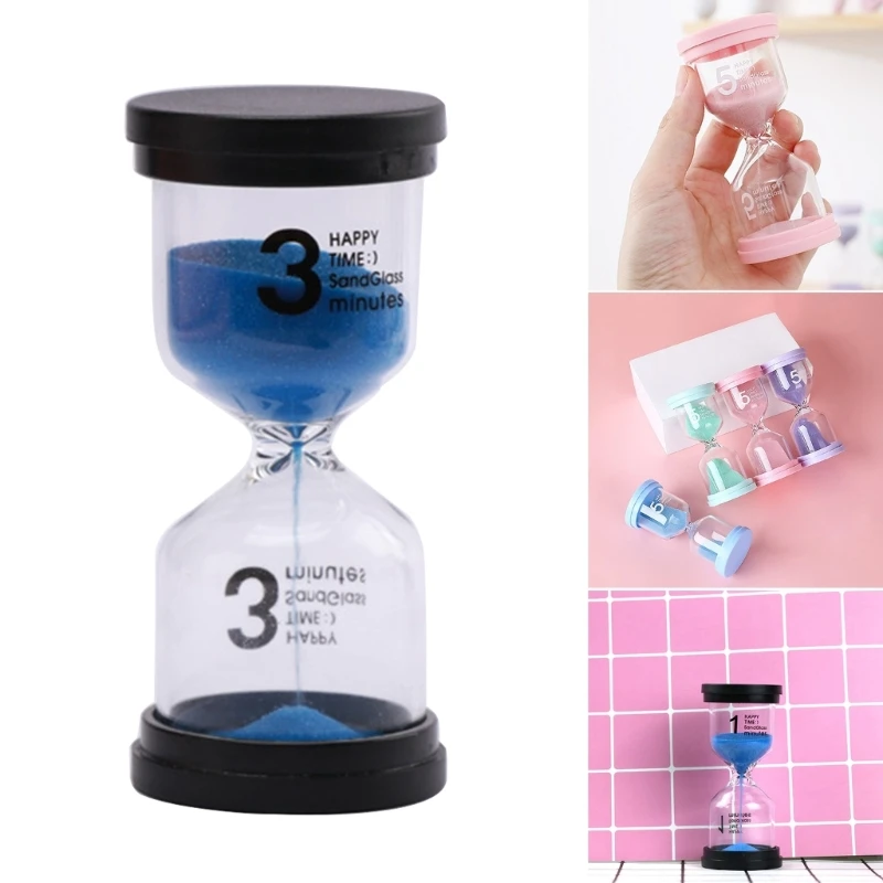 Sand Timers Set 4pcs Colorful Hourglass Sand Timers 1/5/3/10/15/30 Minutes Sandglass Timers for Classroom Home Cooking