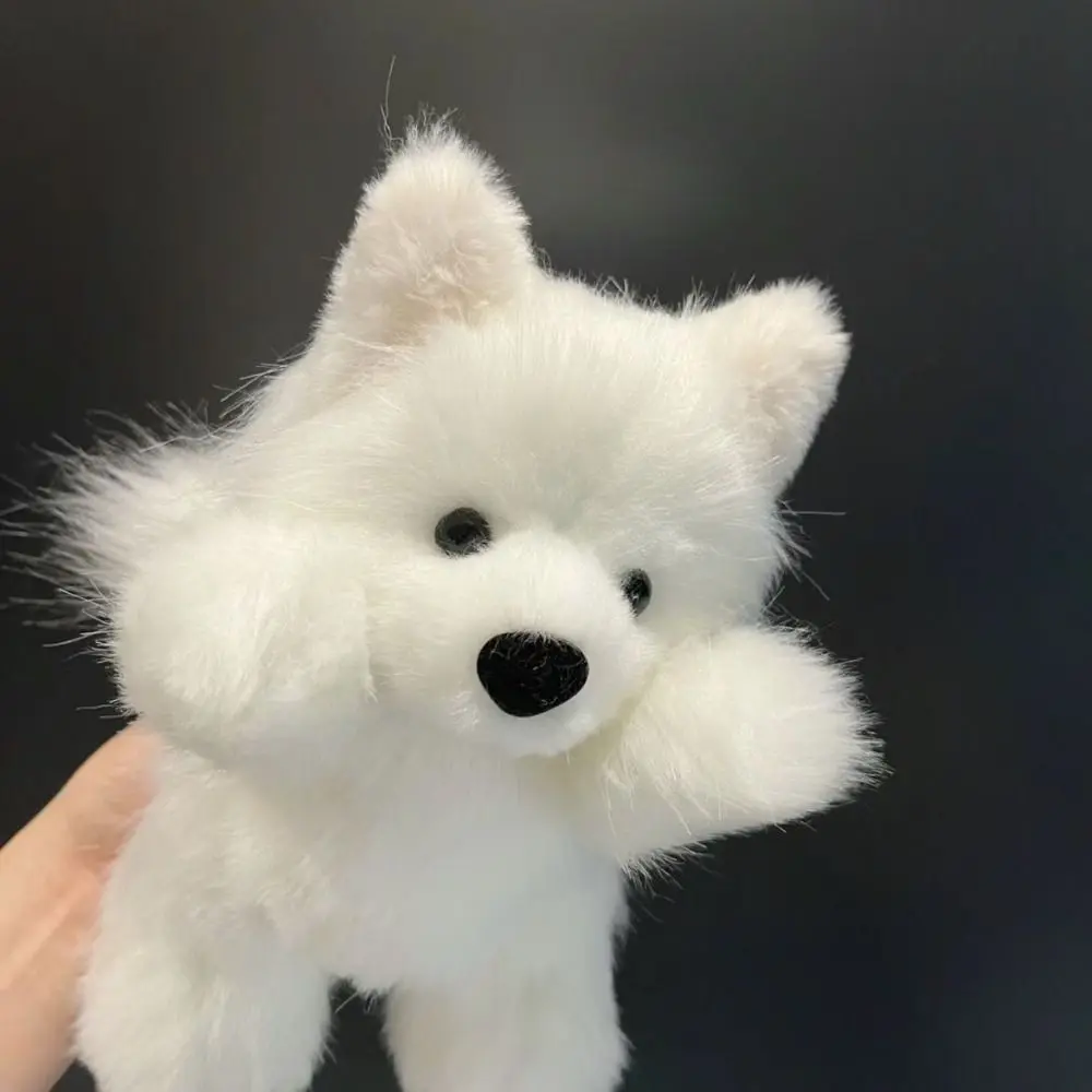 Samoyed Puppy Diy Corgi Doll Material Bag Can Move Ears With Recording Plush Animals Material Kit Plush Material Material Doll