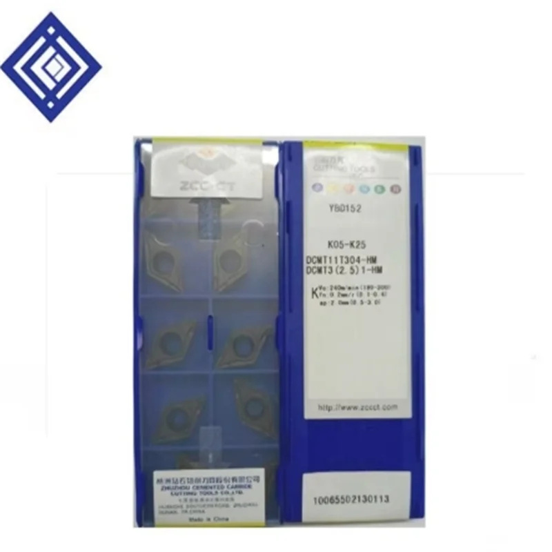 

10 шт./лот DCMT11T304-HM/DCMT11T308-HM YBD152 твердосплавные токарные вставки с ЧПУ, лезвие с ЧПУ