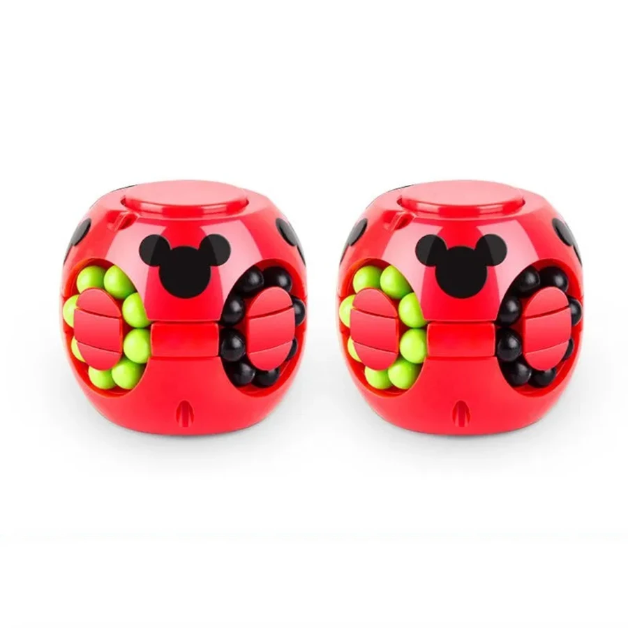 Magic Bean Puzzle Cube Spinner Rotate Slide Gyro Fidget Toy  Ball Anti Stress Educational IQ Game for Boy Girl Kid Adult Child