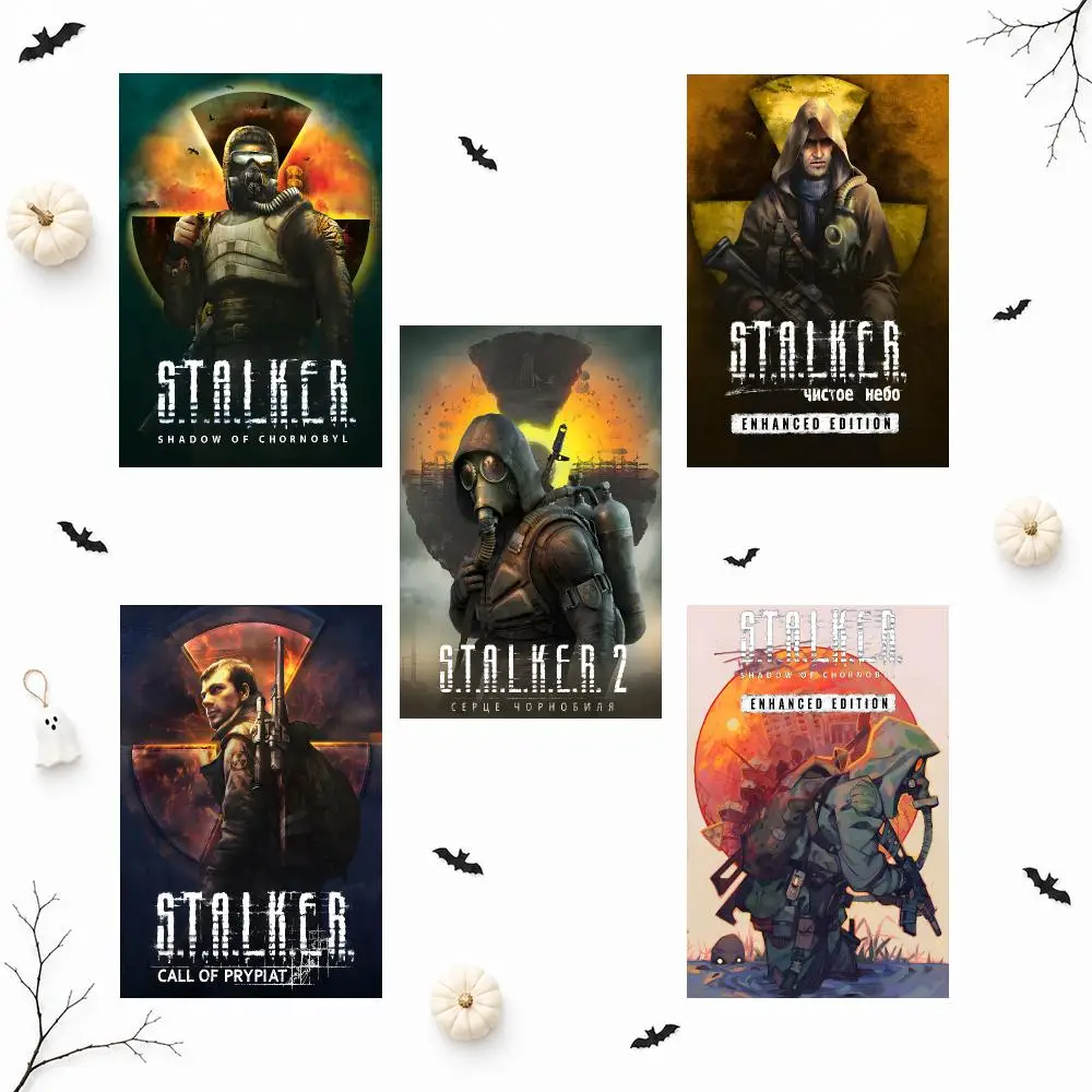 Video Game S-STALKER Painting Calligraphy High-Definition With Textured Finish Modern Style For Hallway Wall Art Decor