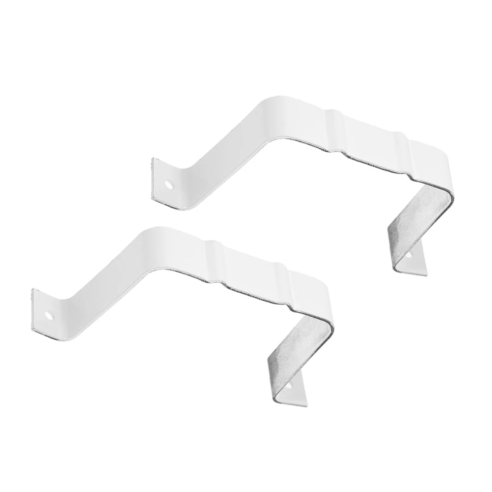 

2pcs Drain Adapter Downspout Extender Gutter Aluminum Alloy Connector Extensions for Rain Gutter Mounting Brackets Fittings