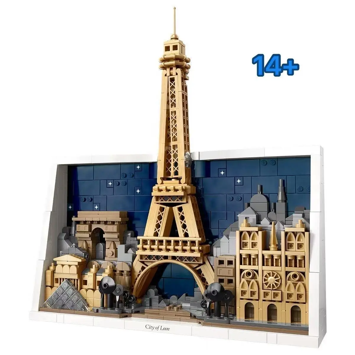 

Конструктор MOC 21064, 958 деталей | Новая коллекция: Романтическая модель «Город любви Париж» | Идеальный подарок для детей и предметы домашнего декора