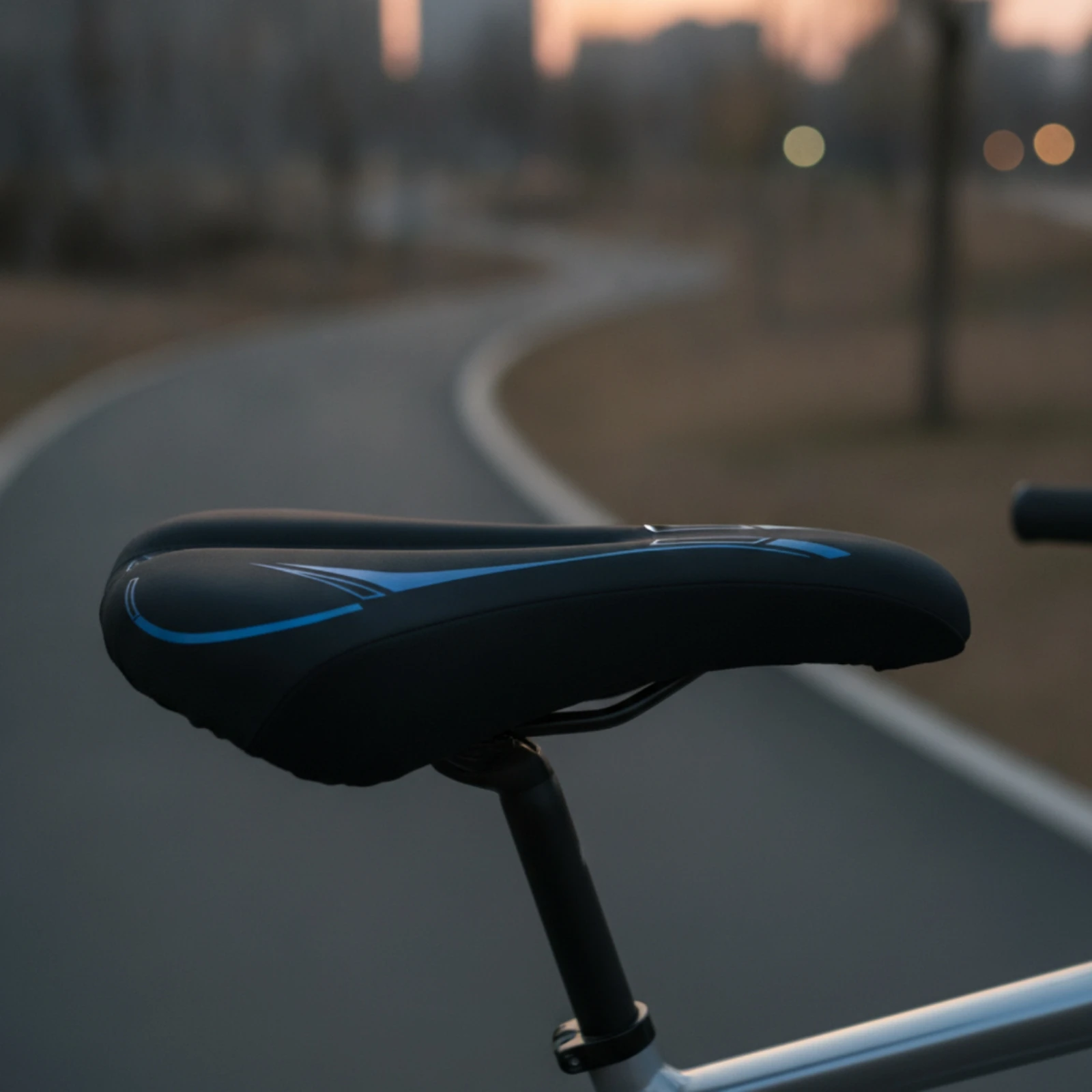 Bike Seat Cover with Gel Pressure-Relieving Cycle Saddle Cover Bike Seat Cushion with Drawstring Breathable Comfortable view 6