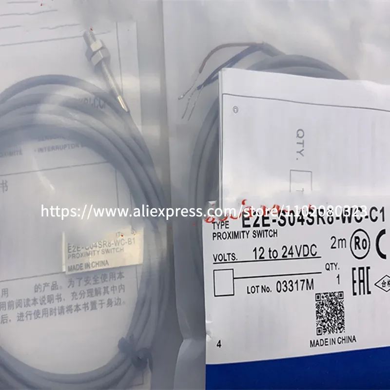 

2 шт. новый бесконтактный переключатель E2E-S04SR8-WC-C1 E2E-S04SR8-WC-C2 E2E-S04SR8-WC-B1 E2E-S04SR8-WC-B2