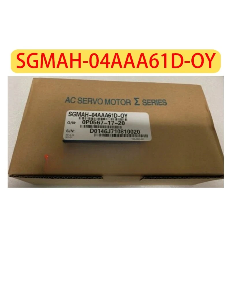 

SGMAH-04AAA61D-OY Brand New servo Motor，SGMAH 04AAA61D OY，Fast shipping，In Stock