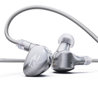 Whizzer HE03AL Plus In-Ear Earphones 1DD+2BA Hybrid Drivers  Triple-Range Frequency 0.78 2pin 7N OCC Cables with 6 pairs eartips