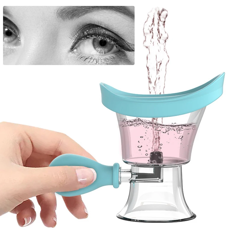 1Pcs  Silicone Eye Wash Cups Eyes Cleaner Flushing Rinse Cups Bath Eyewash Cups For Students  Soft Eye Bath Cup
