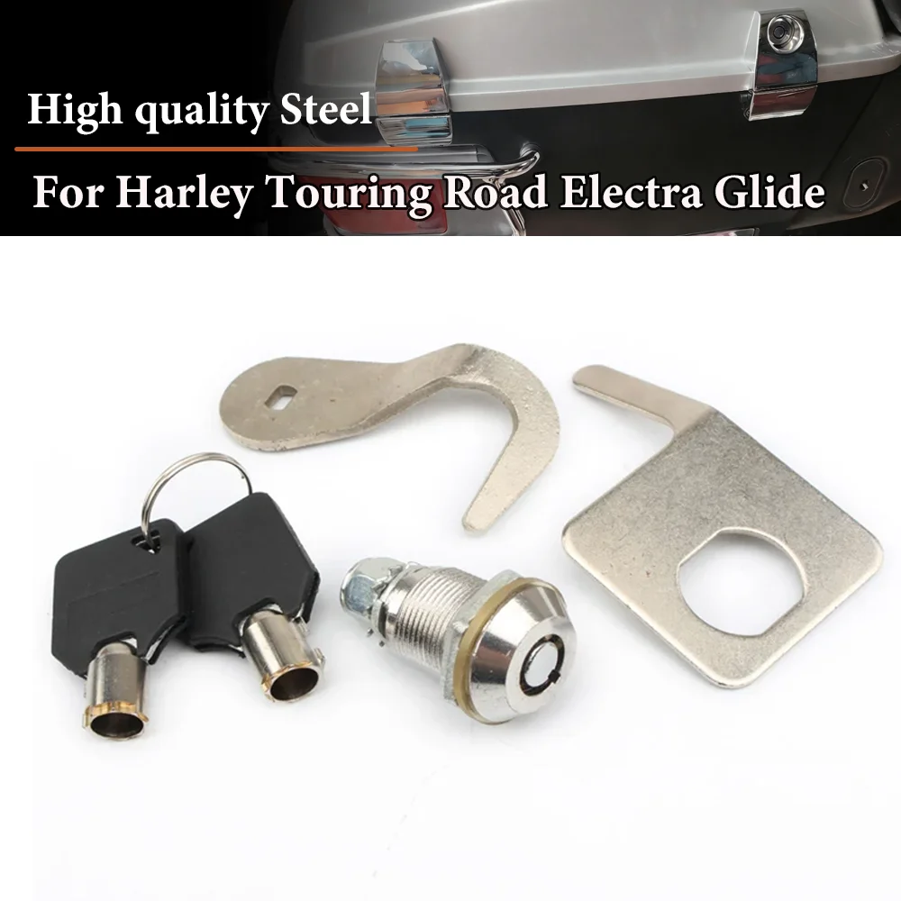 

Motorcycle Rear Pack Lock Key For Harley Electra Tour Road Glide Ultra Classic Injected Limited FLHTC FLHTCI FLHTCU FLTC