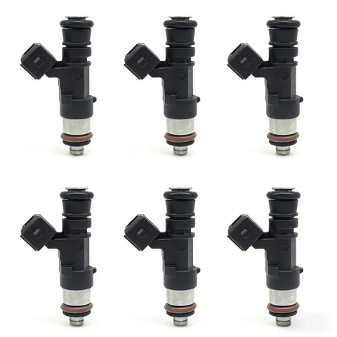 Комплект из 6 топливных форсунок 0280158022 для Lada Vesta, Granta, Kalina, Priora с двигателем 1.6L 16V, замена для бензиновой системы впрыска